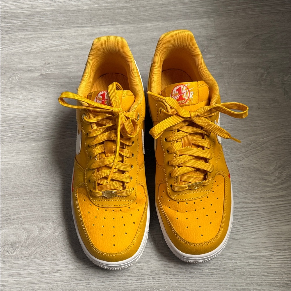 Nike Women’s Yellow Air Force 1 Low Sneakers